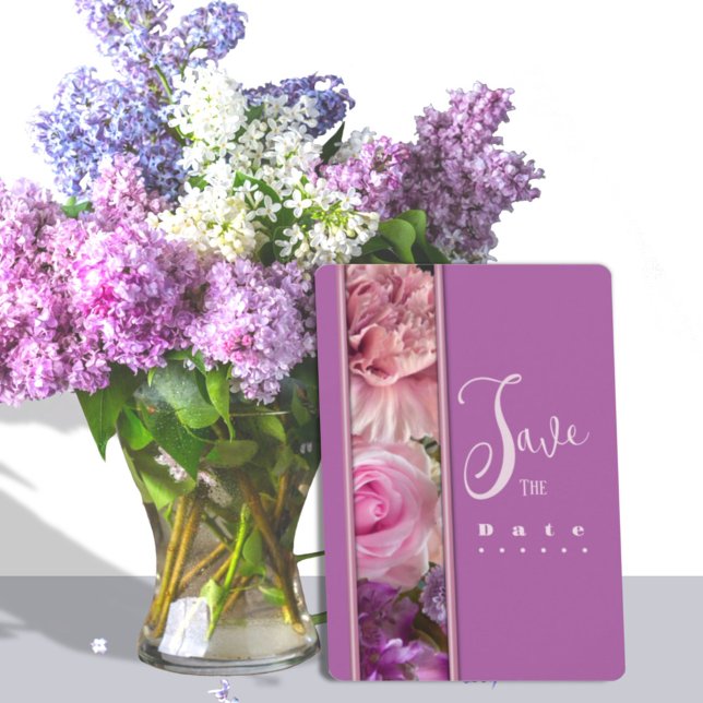 Fuchsia  Rose Birthday Party Invitation (Creator Uploaded)