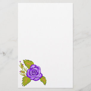Fuchsia Rose Stationery