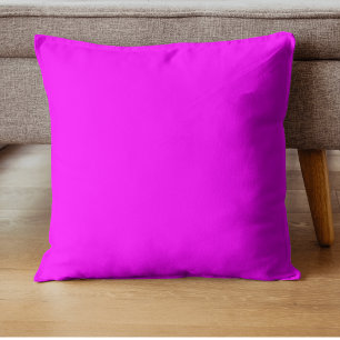Fuchsia Solid Colour   Classic Elegant Cushion