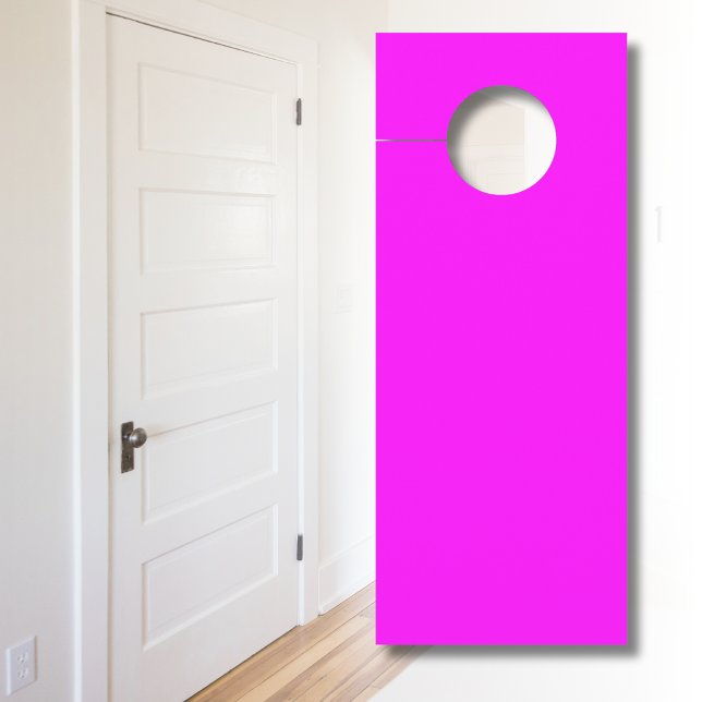 Fuchsia Solid Colour | Classic Elegant Door Hanger (Creator Uploaded)