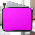 Fuchsia Solid Colour | Classic Elegant Laptop Sleeve<br><div class="desc">Fuchsia Solid Colour | Classic | Elegant | Trendy | Stylish | Gift</div>