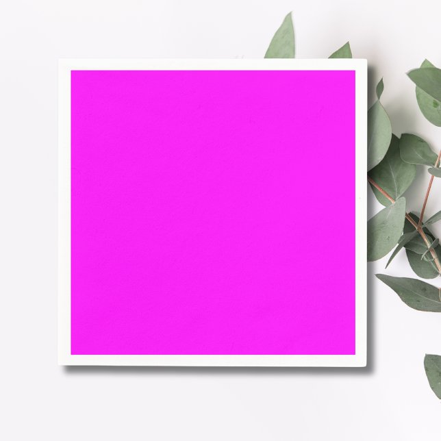 Fuchsia Solid Colour | Classic Elegant Napkin (Creator Uploaded)