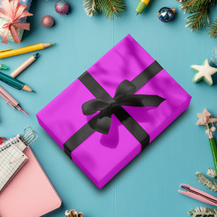Fuchsia Solid Colour   Classic   Elegant Wrapping Paper