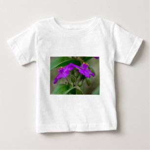 Fuchsia Spiderwort Twins Wildflower Gifts  Apparel Baby T-Shirt