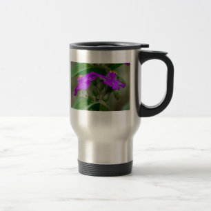 Fuchsia Spiderwort Twins Wildflower Gifts Apparel Travel Mug