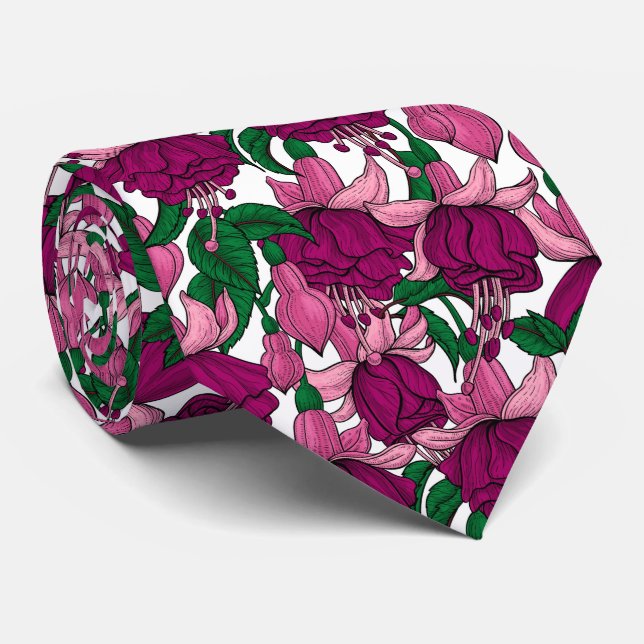 Fuchsia Tie (Rolled)