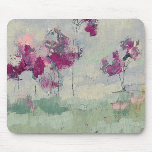 Fuchsia Treeline Mouse Mat (Front)