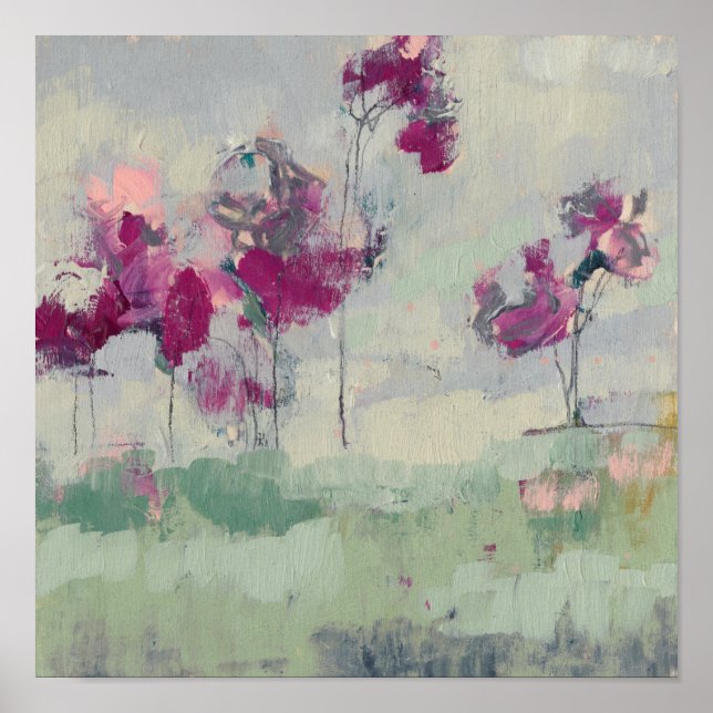 Fuchsia Treeline Poster (Front)