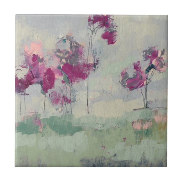 Fuchsia Treeline Tile (Front)