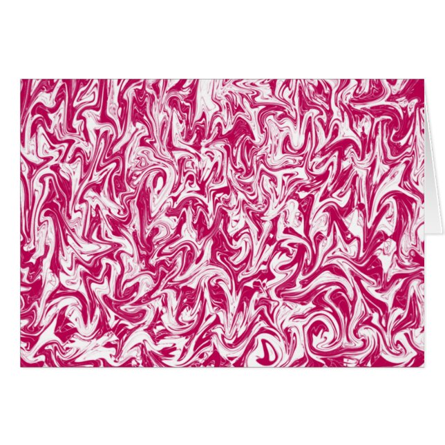 Fuchsia & White Swirl (Front Horizontal)