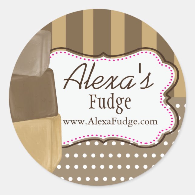 Fudge Business Sticker (Front)