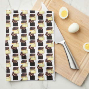 Fudge Stack Confection Confectionery Candy Sweets Tea Towel