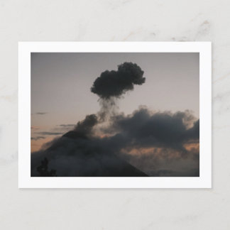 Fuego Volcano in Guatemala Holiday Postcard