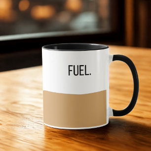 FUEL. Coffee Mug – Funny Minimalist Modern
