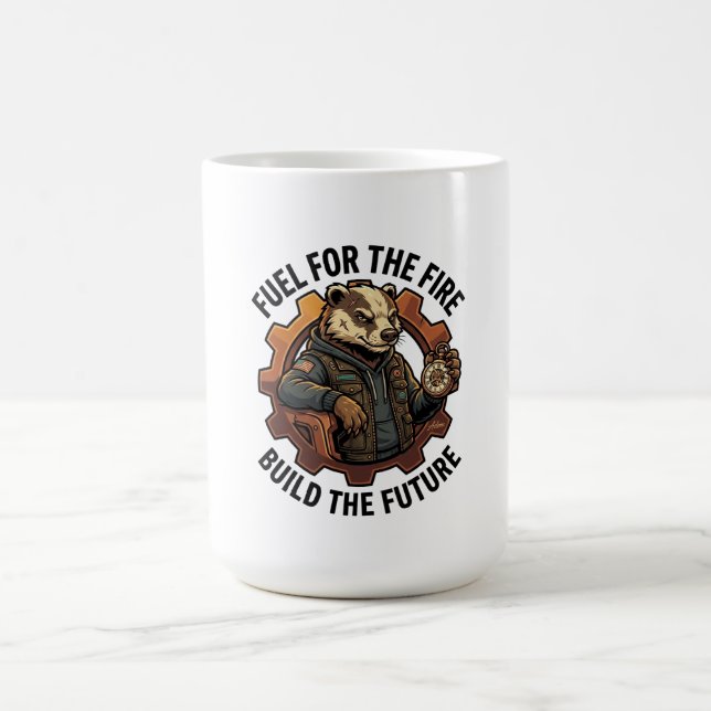 Fuel For The Fire Long Sleeve Coffee Mug (Center)