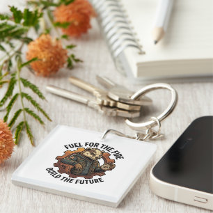 Fuel For The Fire Long Sleeve Key Ring