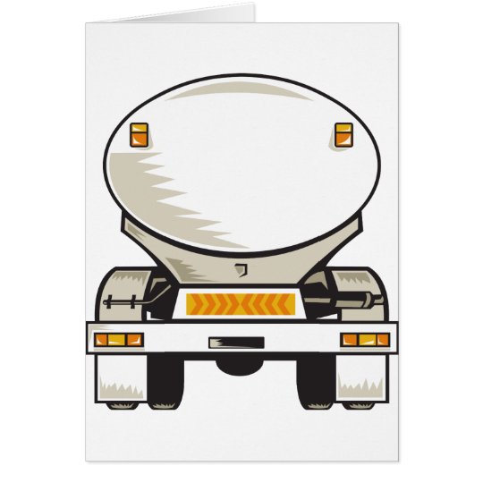 fuel gasoline tanker truck card