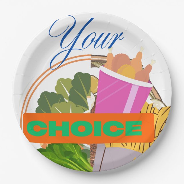 Fuel or Fool – Your Call Paper Plate (Front)