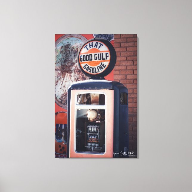 Fuel Pump Orange Photo Print (Front)