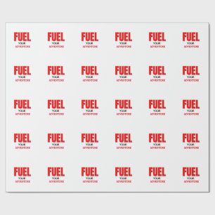 Fuel Your Adventure – Outdoor Motorcycle Typograph Wrapping Paper