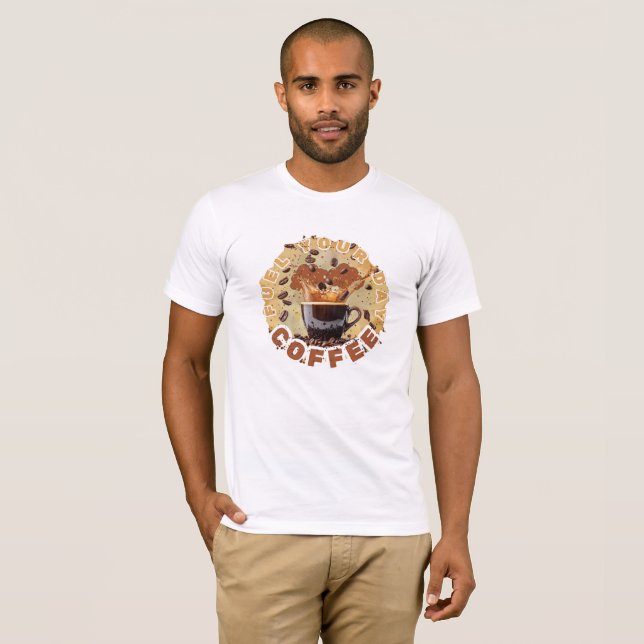 Fuel Your Day – Coffee Power Tee (Front Full)