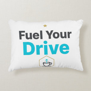 Fuel Your Drive Motivational  - Daily Inspiration  Decorative Cushion