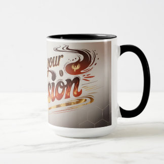 Fuel Your Passion Coffee Cup – Bold Flame-Inspired