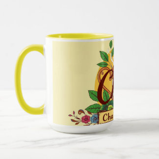 Fueled By Chai & Tawakkul | Floral Islamic Teapot  Mug