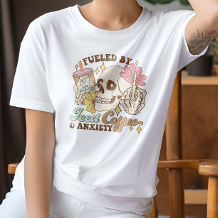Fueled by Iced Coffee And Anxiety T-Shirt
