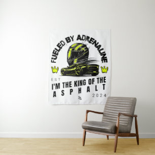 Fuelled by Adrenaline - Bold Dynamic Design Tapestry
