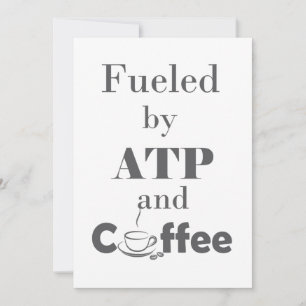 Fuelled by ATP and Coffee