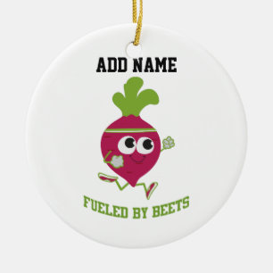 Fuelled By Beets Ceramic Tree Decoration