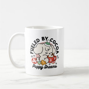 Fuelled by Cocoa and Puppy Dreams – Cute Winter Do Coffee Mug