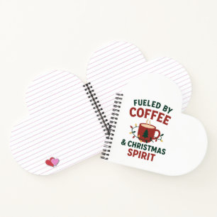 Fuelled by Coffee & Christmas Spirit Notebook