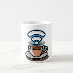 Fuelled by coffee, Connected by Wi-Fi Coffee Mug