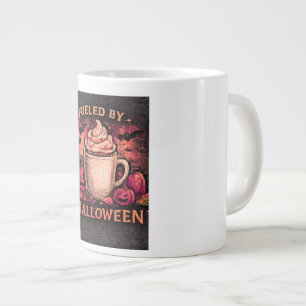 Fuelled By Coffee & Halloween Funny Coffee Mug