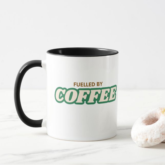 FUELLED BY COFFEE LED BY THE SPIRIT MUG (With Donut)
