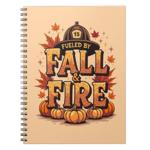 Fuelled by Fall & Fire – Cosy Autumn Firefighter Notebook