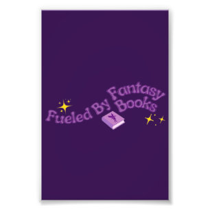 Fuelled By Fantasy Books Photo Print