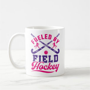 Fuelled by Field Hockey Cute Player Team Coffee Mug
