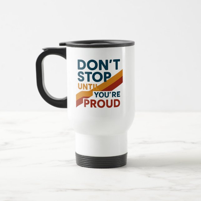 Fuelled by Fire Travel Mug (Left)