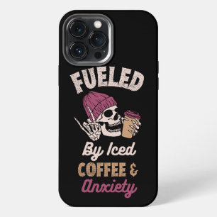 Fuelled By Iced Coffee And Anxiety Phone Case