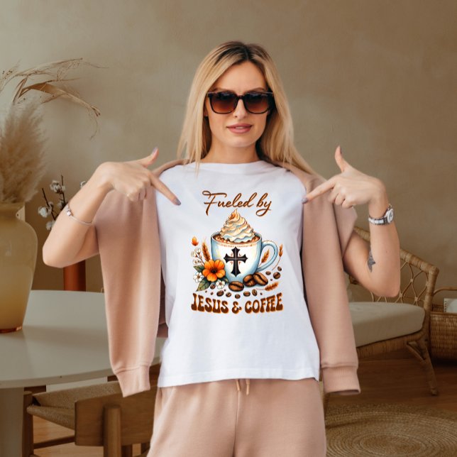 Fuelled by Jesus coffee  T-Shirt (Creator Uploaded)