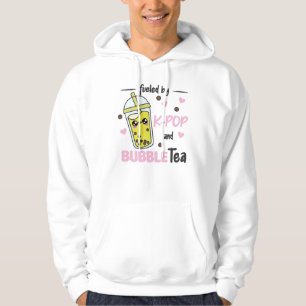 Fuelled By K-Pop And Bubble Tea Kawaii Boba Tea Hoodie