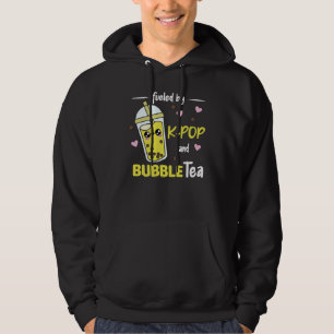 Fuelled By K-Pop And Bubble Tea Kawaii Boba Tea Hoodie