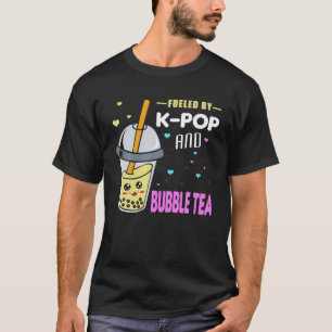 Fuelled By K-Pop And Bubble Tea - Otaku T-Shirt