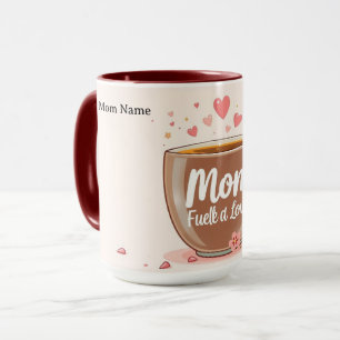 Fuelled By Love & Coffee Modern Mama Mug