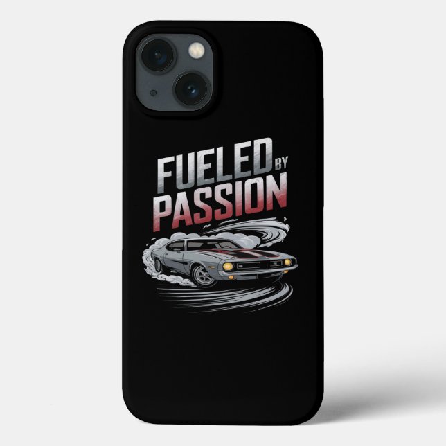Fuelled by Passion - Car Enthusiast Design Case-Mate iPhone Case (Back)