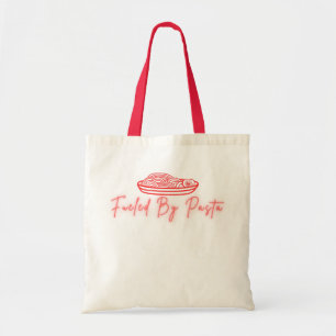 Fuelled By Pasta Funny Food Lover Design Tote Bag