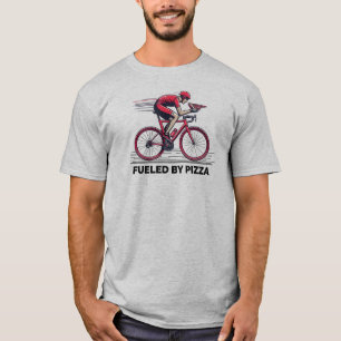 Fuelled By Pizza Cyclist T-Shirt